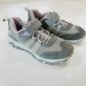 ZeroXposur Girls Denver Mesh Trail Hiking Sneaker Size 3 Gray Purple